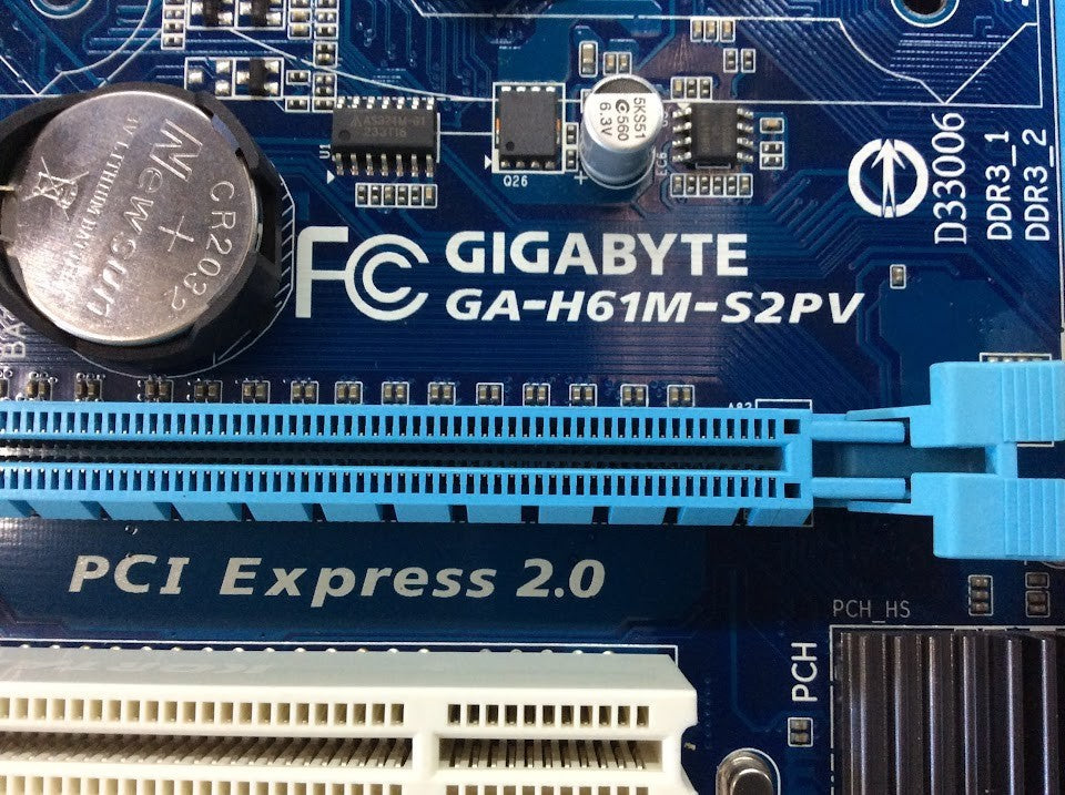 GIGABYTE GA-H61M-S2PV Motherboard DDR3 microATX LGA 1155 DVI VGA Intel H61 [AU]