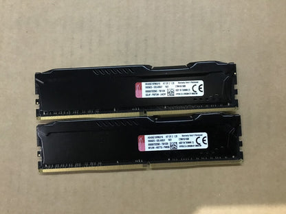 Kingston HyperX Fury DDR4 HX426C15FBK2/16 16GBRAM Desktop Memory Black Au Seller