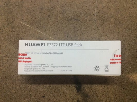 Brand New HUAWEI E3372 LTE USB Stick 4G Modem Tested Au Seller Optus only