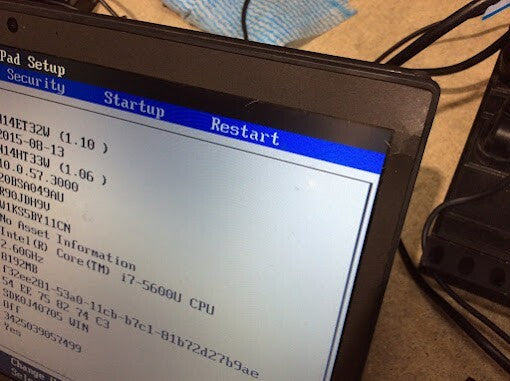 Lenovo ThinkPad X1 Laptop 14" i7-5600U@2.60GHz 8GBRAM 180GBSSD HDMI Mini-DP B
