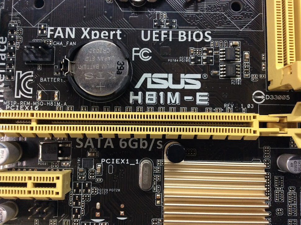 ASUS H81M-E Motherboard microATX DDR3 LGA 1150 VGA DVI Intel H81 [AU Seller]