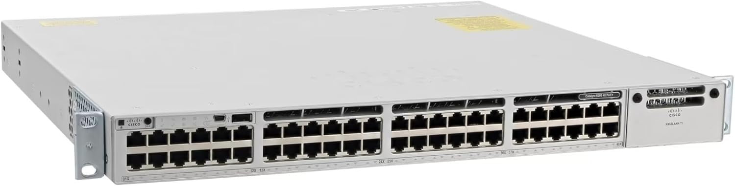 Cisco C9300-48P-E Gigabit PoE+C3850-MN-4-1G Network Essentials Switch+Dual PSU