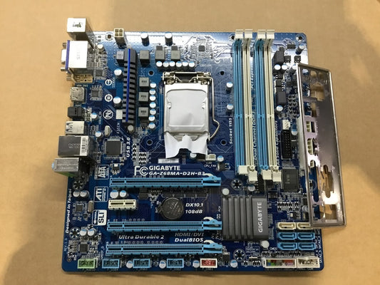 GIGABYTE Z68MA-D2H Motherboard micro ATX DDR3 LGA 1155 HDMI DVI VGA Intel Z68