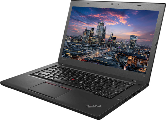 Lenovo ThinkPad T460 Laptop 14" i5-6300U 16GBRAM 256GBSSD Mini-DP HDMI Black B