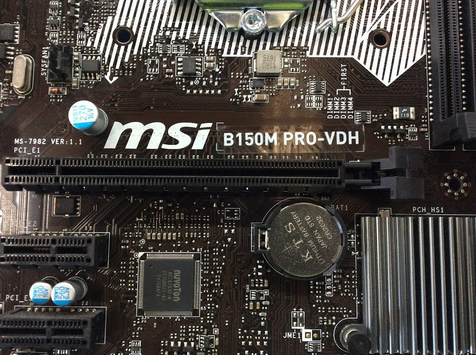 MSI B150M PRO-VDH Motherboard microATX DDR4 LGA 1151 VGA HDMI DVI Intel B150[AU]