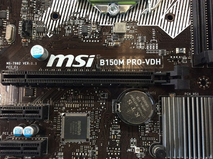 MSI B150M PRO-VDH Motherboard microATX DDR4 LGA 1151 VGA HDMI DVI Intel B150[AU]