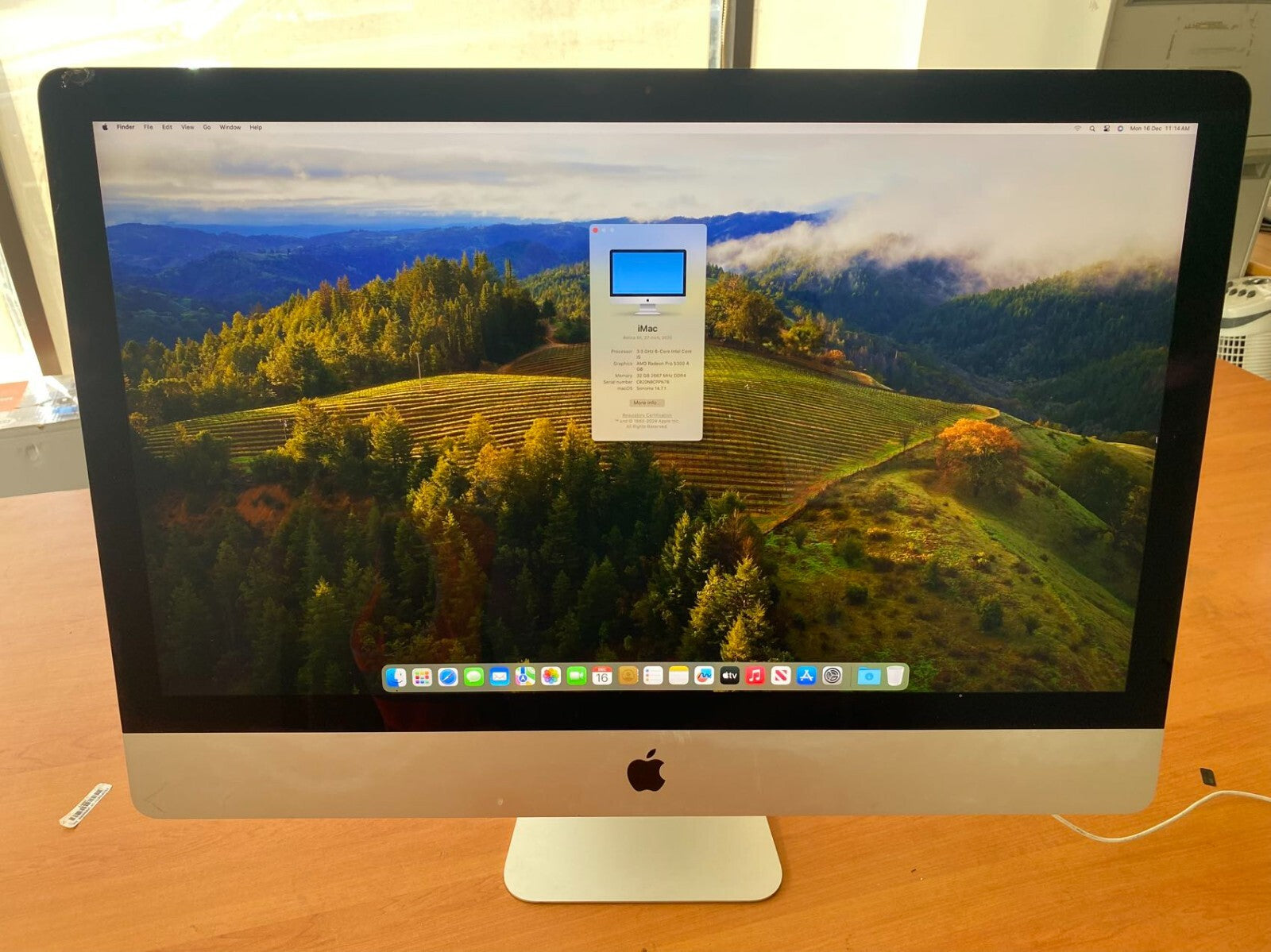 Apple 27'' iMac A2115 AIO i5-10600 32GB+1TBSSD Silver EMC3442 5K