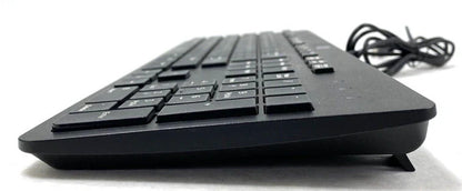 HP KBAR211 Slim USB Wired Enhanced Keyboard Open box English Black  [AU Seller]