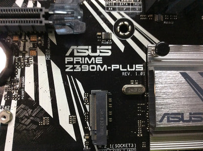 ASUS PRIME Z390M-PLUS Motherboard microATX DDR4 LGA 1151 HDMI DVI Intel Z390[AU]