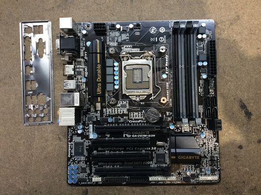 GIGABYTE GA-Z87M-D3H Motherboard DDR3 microATX LGA 1150 VGA DVI HDMI Intel Z87