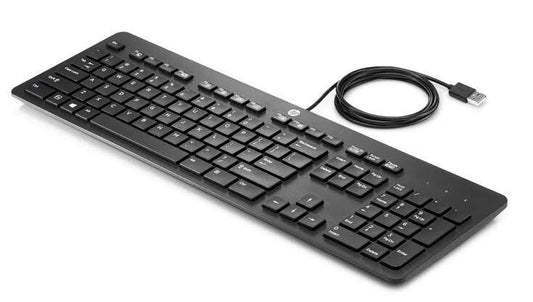 Brand New HP KBAR211 Wired Multimedia Keyboard English Black Tested Au Seller