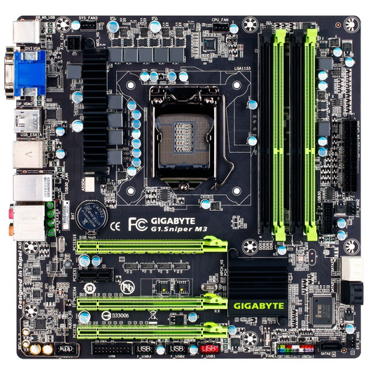 [AU] GIGABYTE G1.Sniper M3 Motherboard microATX DDR3 LGA 1155 VGA DVI HDMI DP