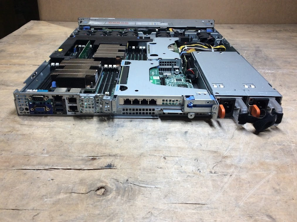 Dell PowerEdge R440 2 x Xeon Bronze 3104+2*PSU+8GB PC4+4 Ports Network Card A-