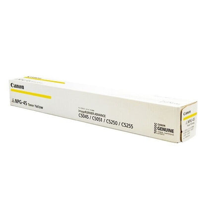 Canon NPG-45 Yellow Toner For Canon imageRUNNER ADVANCE C5045/C5051/C5250/C5255