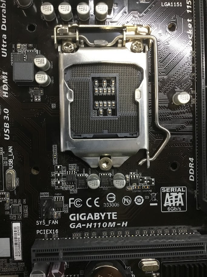 GIGABYTE GA-H110M-H Motherboard microATX LGA 1151 DDR3 DVI VGA HDMI Intel H110