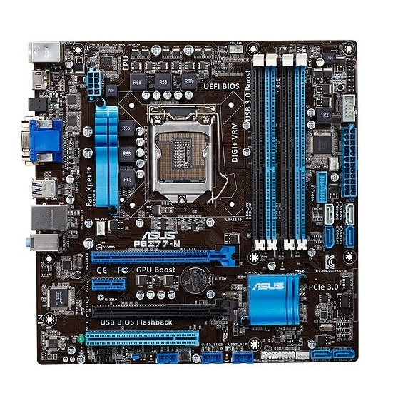 [AU Stock]ASUS P8Z77-M Motherboard microATX DDR3 LGA 1155 VGA DVI HDMI Intel Z77
