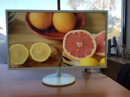 Samsung LS32F351FUEXXY Color Monitor 32 inch Full HD HDMI White Au Seller A-