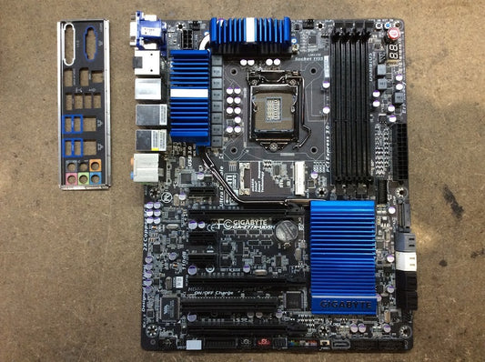 GIGABYTE GA-Z77X-UD5H Motherboard DDR3 ATX LGA 1155 VGA DVI HDMI DP Intel Z77