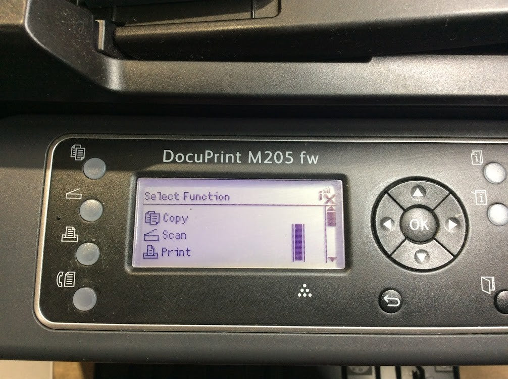 Fuji Xerox DocuPrint M205 FW Black and White Multifuntion Printer [AU Seller]
