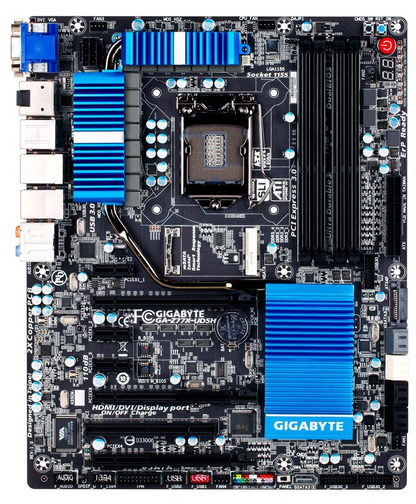 GIGABYTE GA-Z77X-UD5H Motherboard ATX LGA 1155 HDMI DP VGA DVI Intel Z77 [AU]