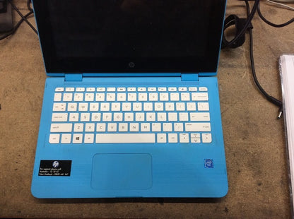 HP Stream x360 Laptop 11.6'' Celeron N3060 4GBRAM 32GB HDMI Blue Au Seller A-