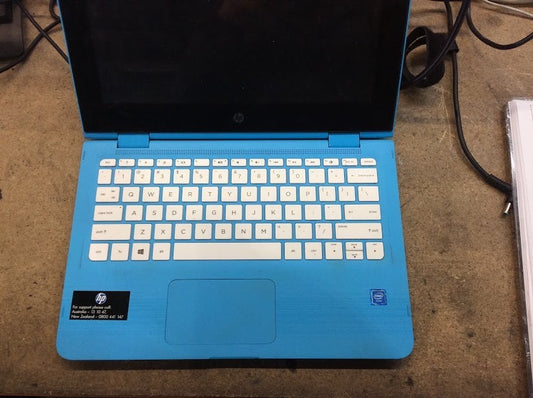 HP Stream x360 Laptop 11.6'' Celeron N3060 4GBRAM 32GB HDMI Blue Au Seller A-