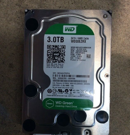 Western Digital 3TB Desktop 3.5" HDD WD30EZRX Hard Disk Drive Silver Au Seller