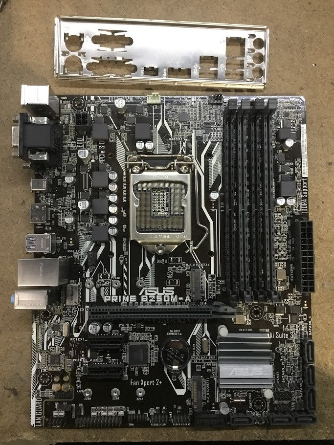 [AU]ASUS PRIME B250M-A Motherboard microATX LGA 1151 DDR4 USB-C HDMI Intel B250
