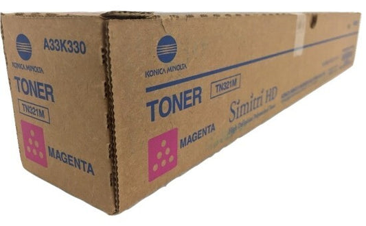 Brand New Konica Minolta TN321M Magenta Toner Cartridge For Konica C224 C284