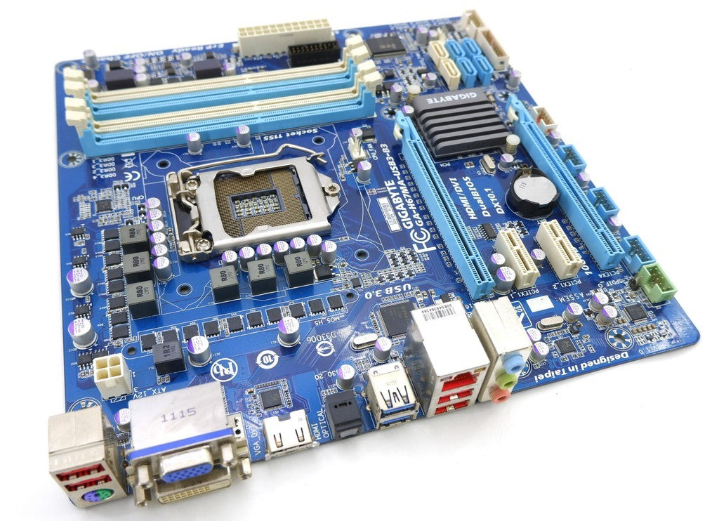 GIGABYTE GA-H67MA-USB3-B3 Motherboard micro ATX LGA 1155 HDMI VGA DVI Intel H67