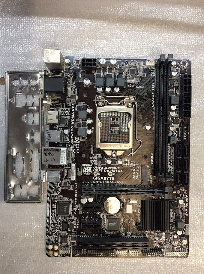 GIGABYTE GA-B150M-HD3 Motherboard microATX DDR4 LGA 1151 VGA HDMI DVI Intel B150