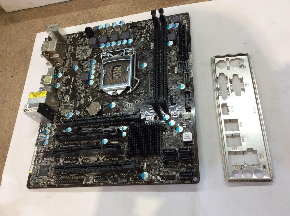 Asrock B75M Motherboard micro ATX DDR3 LGA 1155 VGA HDMI DVI Intel B75 [AU]