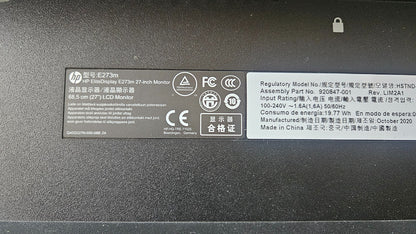 [AU Seller] HP EliteDisplay E273M 27 Inch LED Backlit IPS Monitor - Tested A+
