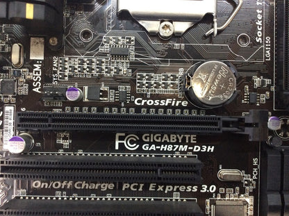 GIGABYTE GA-H87M-D3H Motherboard mATX DDR3 LGA 1150 VGA DVI HDMI Intel H87 [AU]