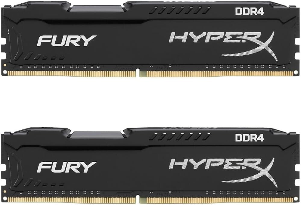Kingston HyperX Fury Kit (2x8GB) DDR4 HX421C14FBK2/8 Desktop Memory Au Seller