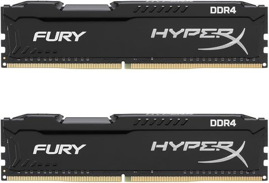 Kingston HyperX Fury Kit (2x8GB) DDR4 HX421C14FBK2/8 Desktop Memory Au Seller