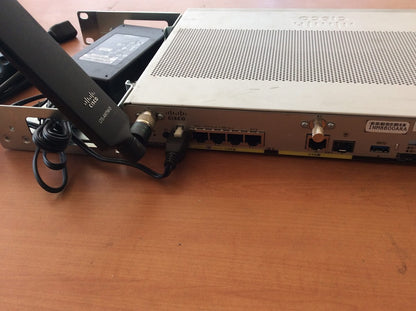 Cisco C1117-4PLTELAWZ V2 ISR 1100 Router +4G LTE Antenna Rack Mount PSU Wi-Fi
